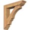 Ekena Millwork Balboa Traditional Smooth Bracket w/ Offset Brace, Western Red Cedar, 5 1/2"W x 24"D x 24"H BKT0604X24X24BOA01SWR - alternate 1